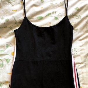 Cotton Brandy Melville fitted dress in black